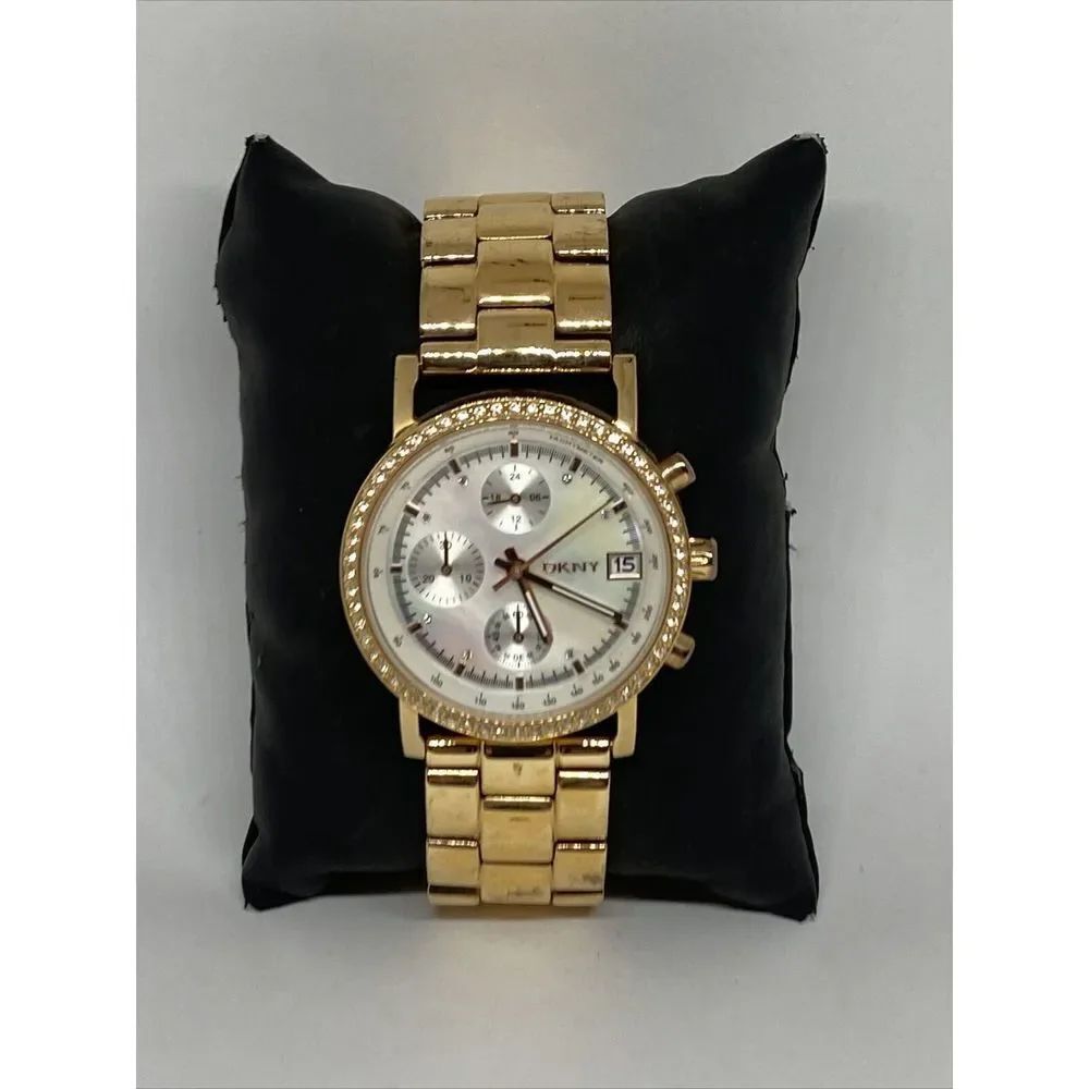 DKNY NY8358 Women's Stainless Steel Analog Dial Quartz Genuine Wrist Watch UC17